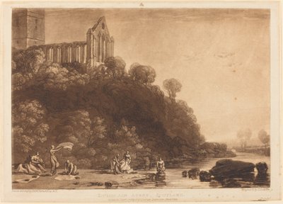 ダンブレイン・アビー、1816年発行。 作： Joseph Mallord William Turner