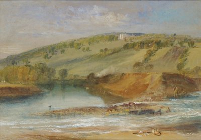 ファーンリー・ホール（ワーフ川とウォッシュバーン川の分岐点から）1818年 作： Joseph Mallord William Turner