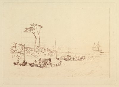 Inverary 城と町、スコットランド Libery Studiorum、パート XIII、1816 年。 作： Joseph Mallord William Turner