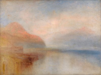 インヴァラリー ピア、ロック ファイン: 朝、カリフォルニア州。 1845年。 作： Joseph Mallord William Turner