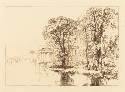 アイルワース、1819年発行。 作： Joseph Mallord William Turner