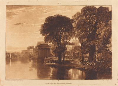 アイルワース、1819 年出版。 作： Joseph Mallord William Turner