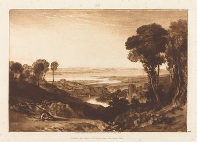 Severn と Wye の交差点、1811 年に出版。 作： Joseph Mallord William Turner