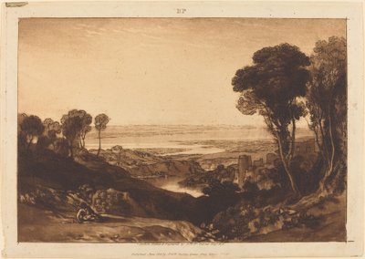 Severn と Wye のジャンクション、1811 年に出版。 作： Joseph Mallord William Turner
