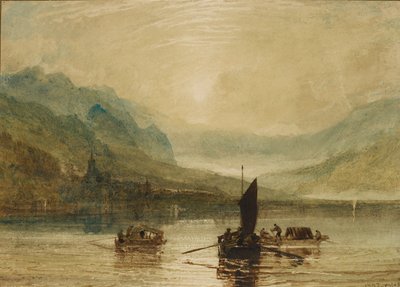 ブリエンツ湖、月光、1802-1808 作： Joseph Mallord William Turner