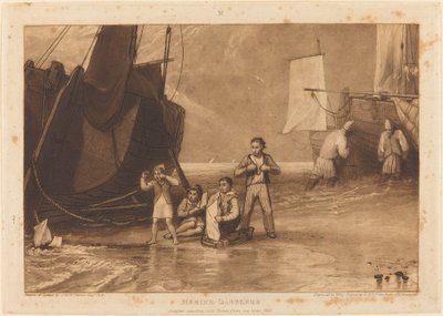 Marine Dabblers、1811年公開 作： Joseph Mallord William Turner