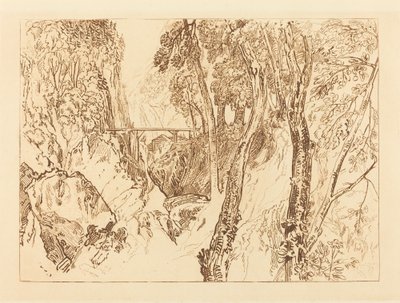 1816年に出版されたグラン・シャルトルーズ近郊の工場。 作： Joseph Mallord William Turner
