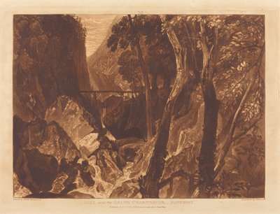 1816年に出版されたグラン・シャルトルーズ近郊の工場。 作： Joseph Mallord William Turner