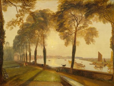 モートレイク・テラス、1827年 作： Joseph Mallord William Turner
