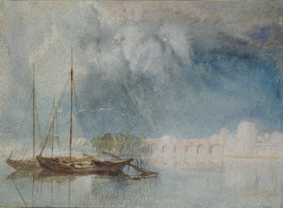 ナント。ポン・ピルミル、1830年頃 作： Joseph Mallord William Turner