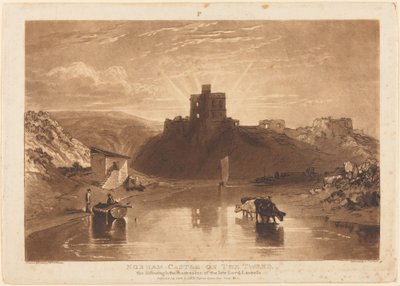 ノーハム城、1816年発行。 作： Joseph Mallord William Turner