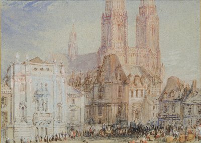オルレアン、c1830 作： Joseph Mallord William Turner
