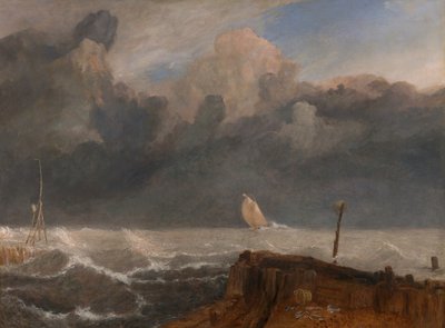 1826年から1827年にかけて、ポート・ルイズダール。 作： Joseph Mallord William Turner