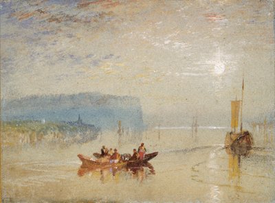 コトー・ド・モーヴス近くのロワール川のシーン、c1830 作： Joseph Mallord William Turner