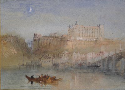 アンボワーズの橋とシャトー、1830年頃 作： Joseph Mallord William Turner