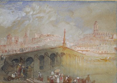 ブロワの橋：霧の除去、1826-1830 作： Joseph Mallord William Turner