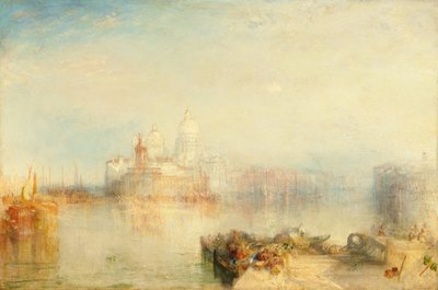 ドガーナとサンタ・マリア・デッラ・サルーテ、ヴェネツィア、1843年。 作： Joseph Mallord William Turner