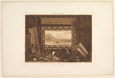 Liber Studiorum の口絵、1812 年 5 月。 作： Joseph Mallord William Turner