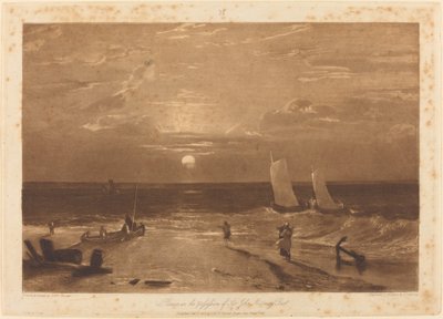 マイルドメイ シー ピース、1812 年に出版。 作： Joseph Mallord William Turner