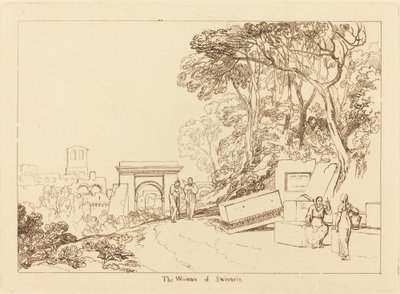 1819年に出版された「サマリアの女」。 作： Joseph Mallord William Turner