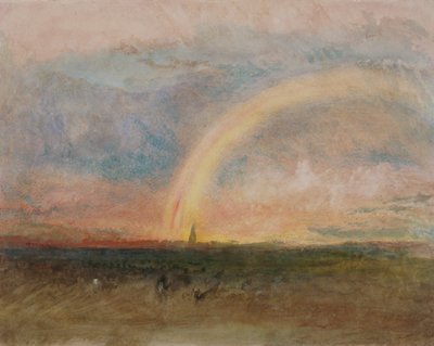 虹」、1835年頃 作： Joseph Mallord William Turner