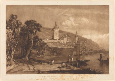 Ville de Thun、1816年発行。 作： Joseph Mallord William Turner