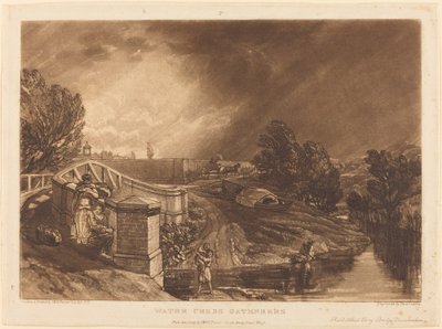 Watercress Gatherers、1819 年出版。 作： Joseph Mallord William Turner