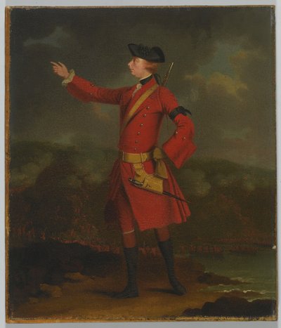 ウルフ将軍の肖像（1727-59） 作： J.S.C. Schaak