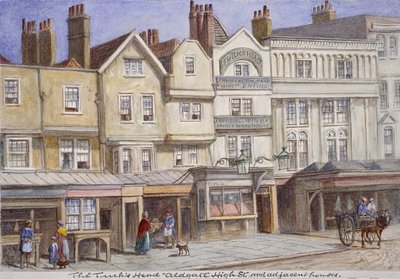 アルドゲート ハイ ストリート、ロンドン、1869 年 作： JT Wilson
