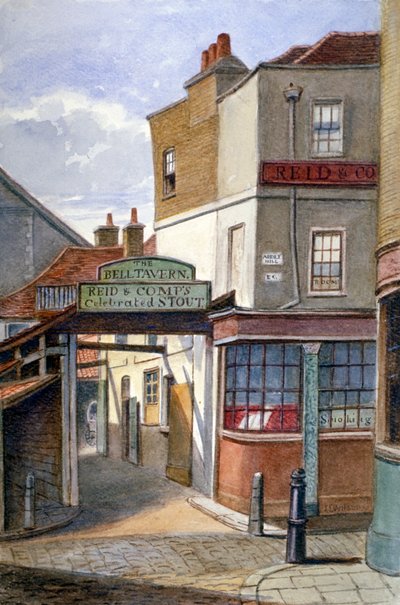 ベル・タバーン、アドル・ヒル、ロンドン、1868年 作： JT Wilson