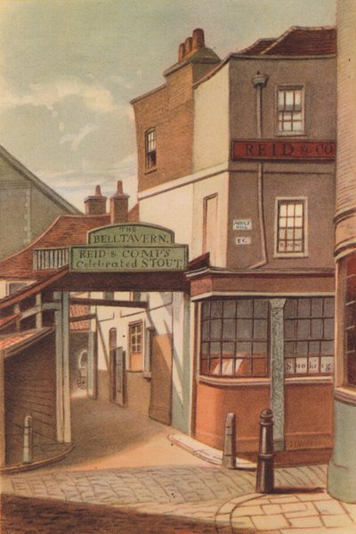 ベル・タバーン、アドル・ヒル、ロンドン、1868年 作： JT Wilson