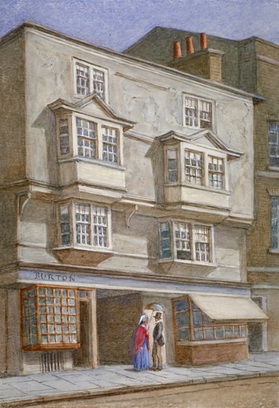 Coleman Street, City of London, 1868年。                                                    作： JT Wilson