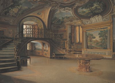 En sal i Palazzo Borghese 作： J.Th. Hansen
