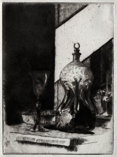 オランダのシュナップス、1885--1893。 作： J. Alden Weir