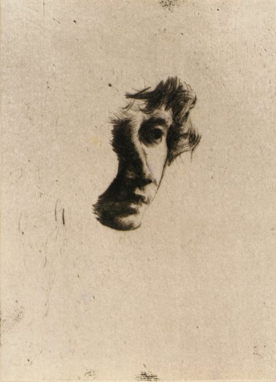 頭部の断片 作： J. Alden Weir
