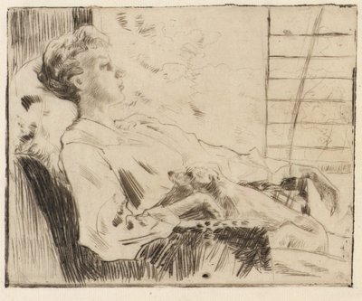 ピアッツァにて 作： J. Alden Weir