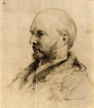 ロバート・ホーの肖像 作： J. Alden Weir