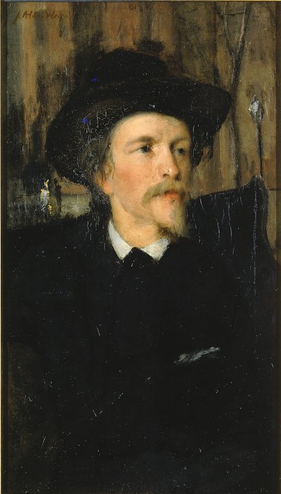 ワイアット・イートンの肖像 作： J. Alden Weir