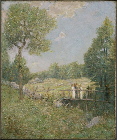 釣りパーティー 作： J. Alden Weir