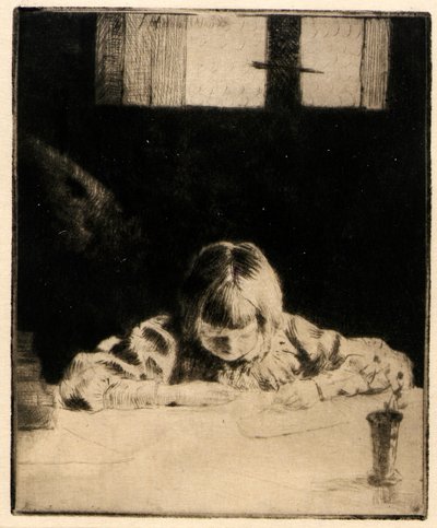 小さな生徒 作： J. Alden Weir