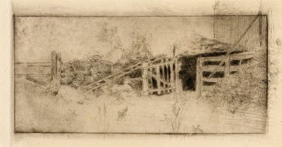 ウェッブ農場 作： J. Alden Weir