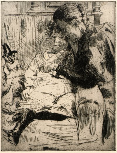 ウェールズ人形 作： J. Alden Weir