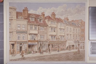 1888年に自治区ハイストリートの西側にある番号140-156のビュー 作： J. Appleton