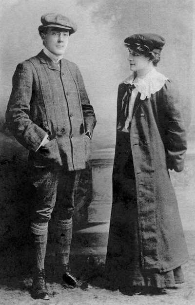 メイベルハックニーとローレンスアーヴィング、1907年。 作： J. Beagles and Co.