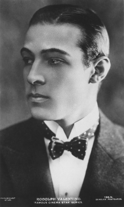 Rudolph Valentino 1895-1926、イタリアの俳優、単にValentinoとしても知られ、初期のポップic 作： J. Beagles and Co.