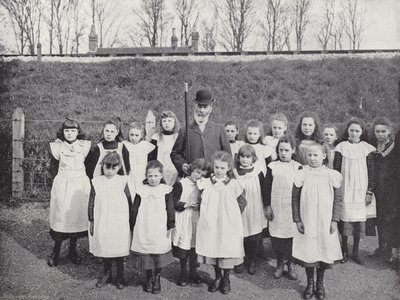 ハンガーフォードでホックタイド、学校の子供たちに休日を要求 作： J. Benjamin Stone