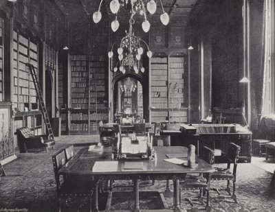 貴族院の図書館 作： J. Benjamin Stone