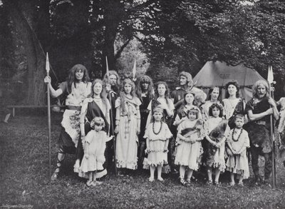 シャーボーンページェント、イギリスの族長、部族、家族 作： J. Benjamin Stone