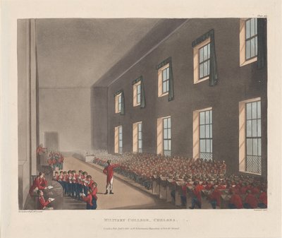 ミリタリー カレッジ、チェルシー、1810 年 1 月 1 日、1810 年 1 月 1 日。 作： J. Bluck