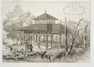 避難所、1880年頃 作： J. Boussard